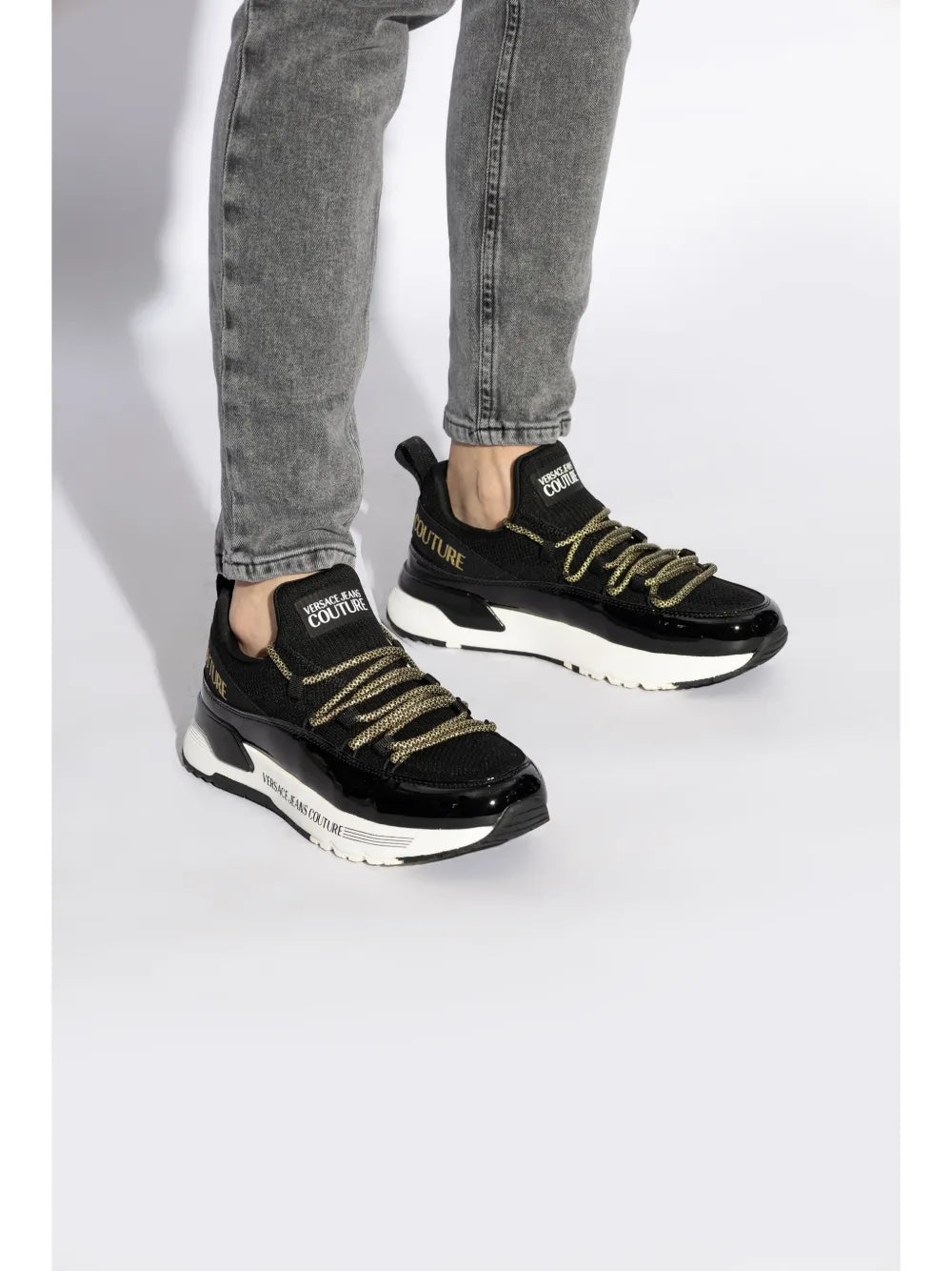 Versace Jeans Couture Dynamic logo-print sneakers