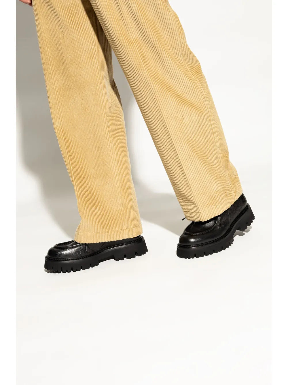 Moschino round toe derby shoes