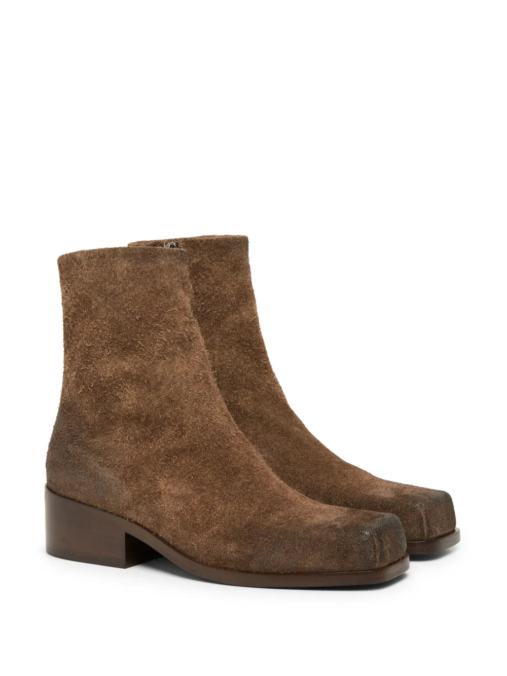 Marsèll Cassello square-toe suede ankle boots