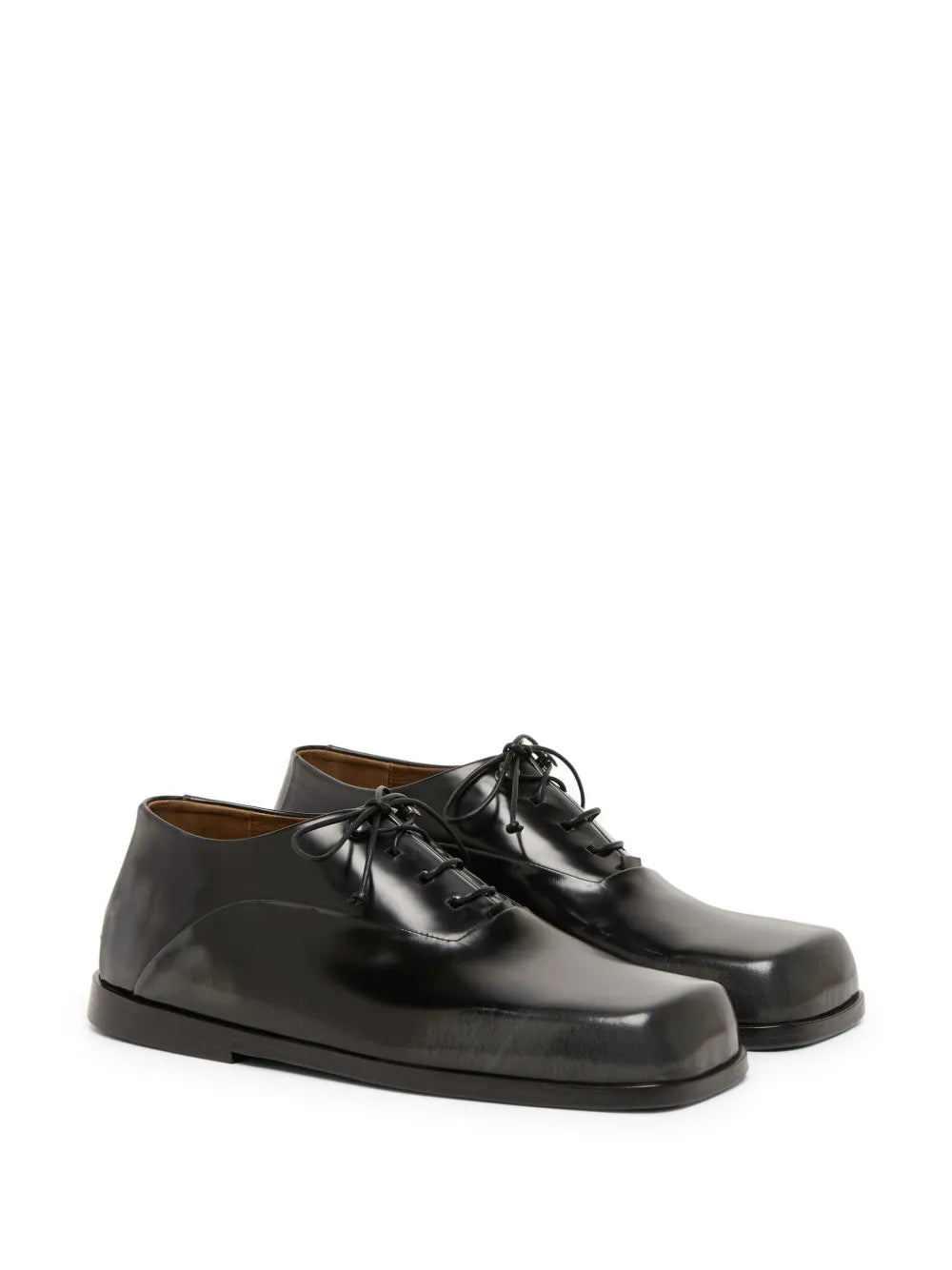 Marsèll panelled patent-leather oxford shoes