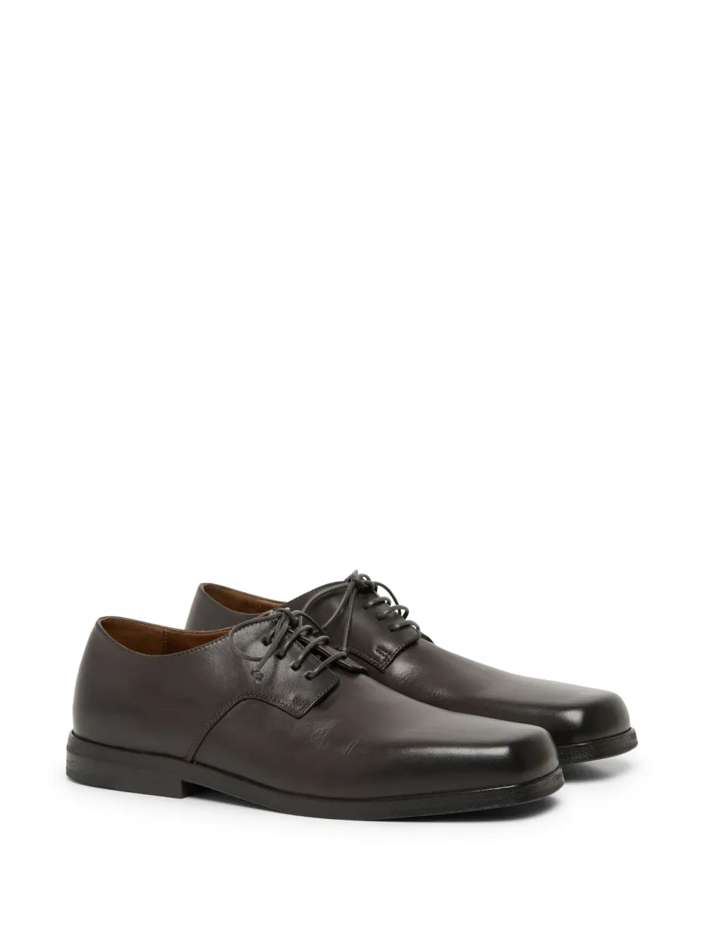 Marsèll square-toe leather oxford shoes