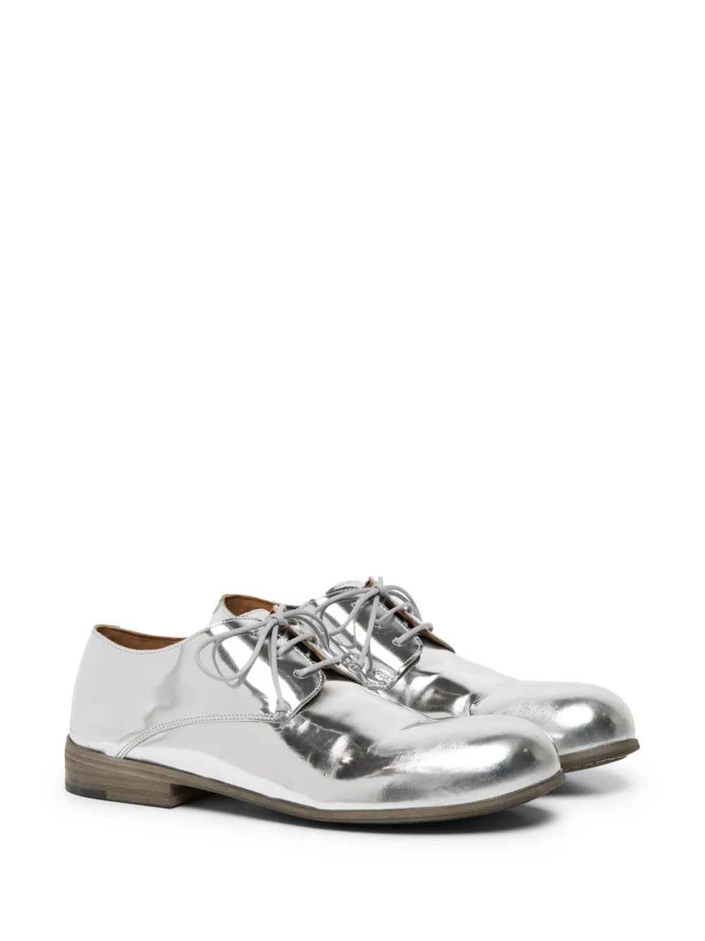 Marsèll metallic leather derby shoes