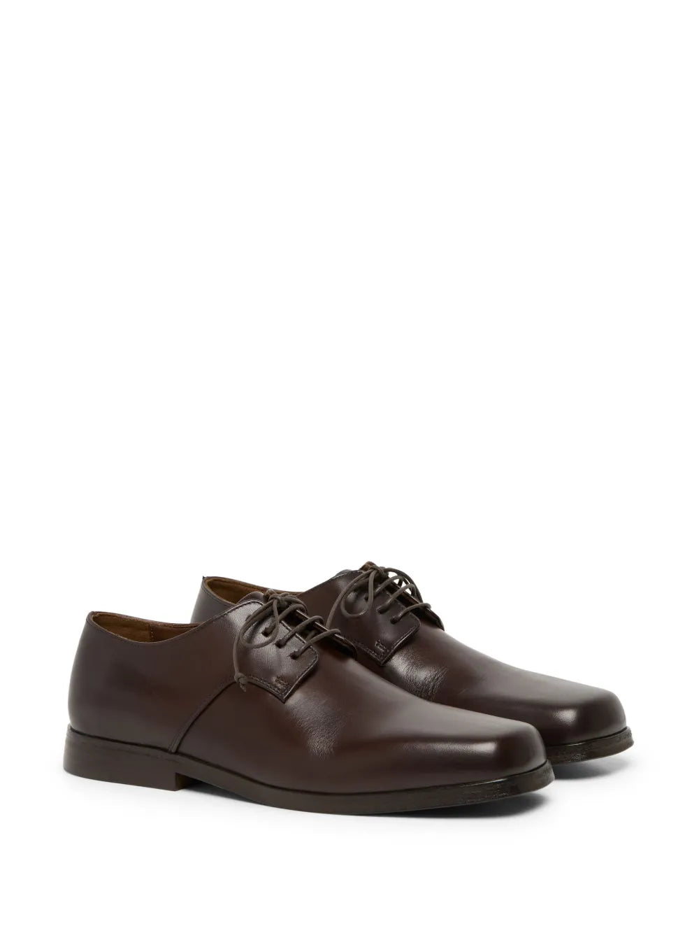 Marsèll square-toe leather oxford shoes