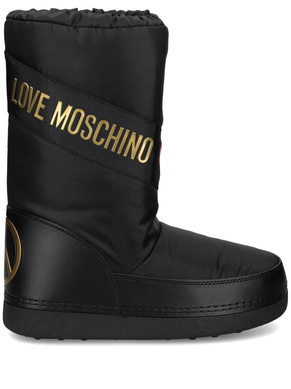 Love Moschino logo-print snow boots