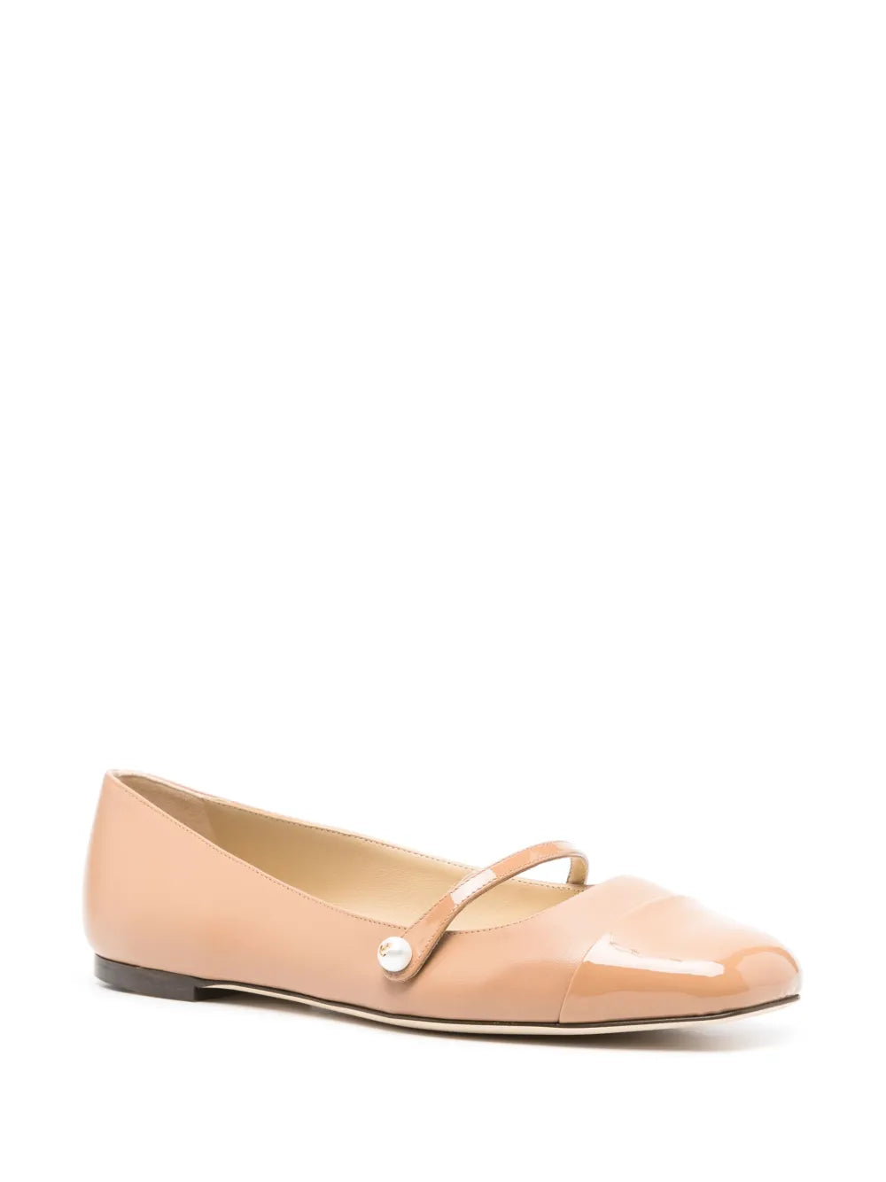 Jimmy Choo Elisa leather ballerina shoes