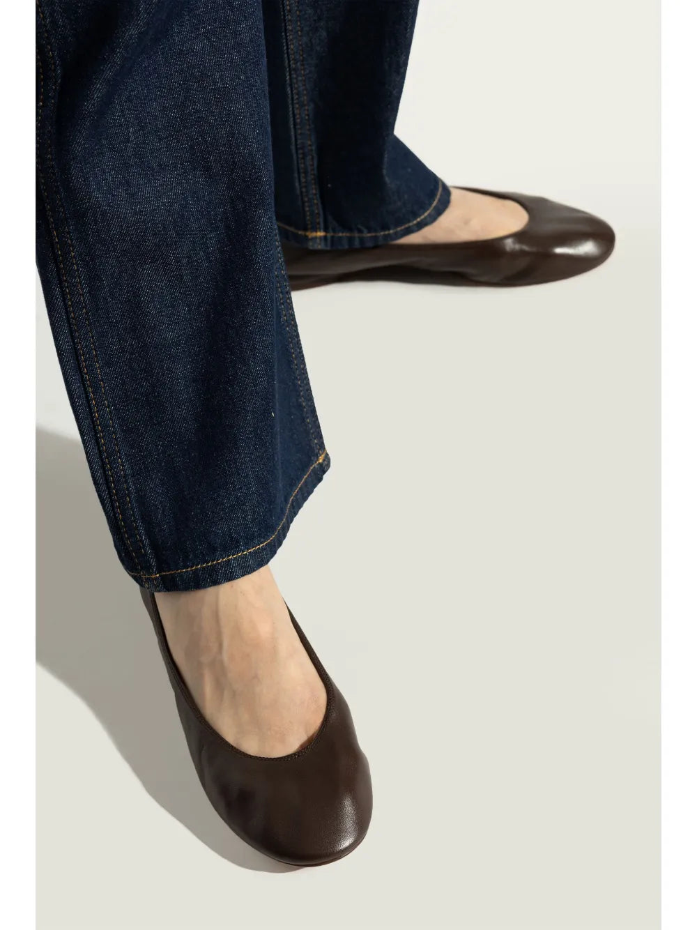 Lanvin leather ballerina shoes