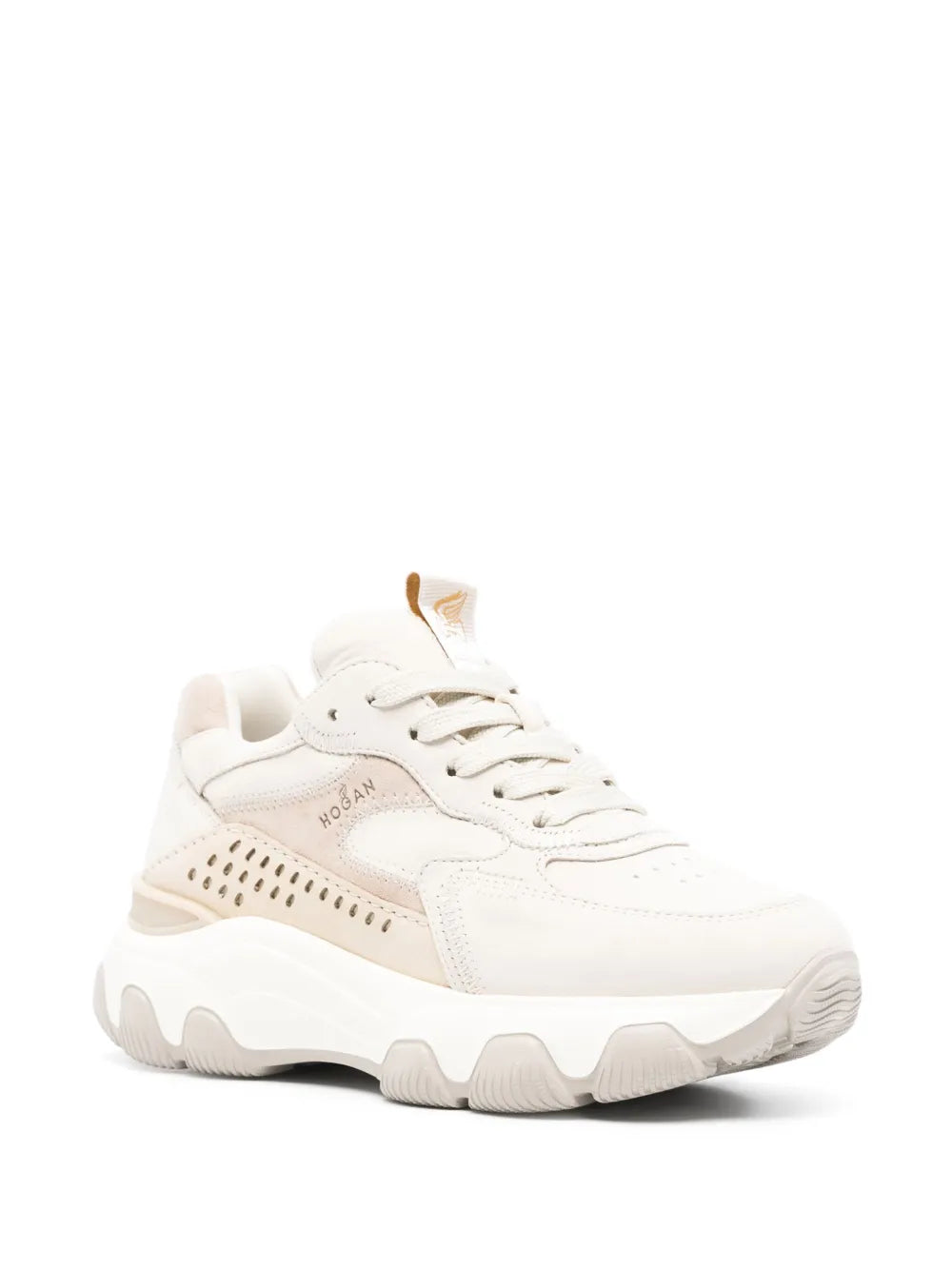 Hogan logo-debossed suede sneakers