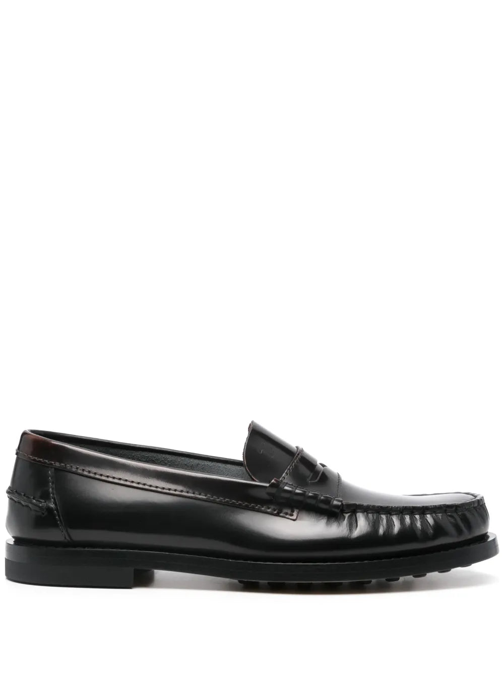 Tod's gathered-detail loafers