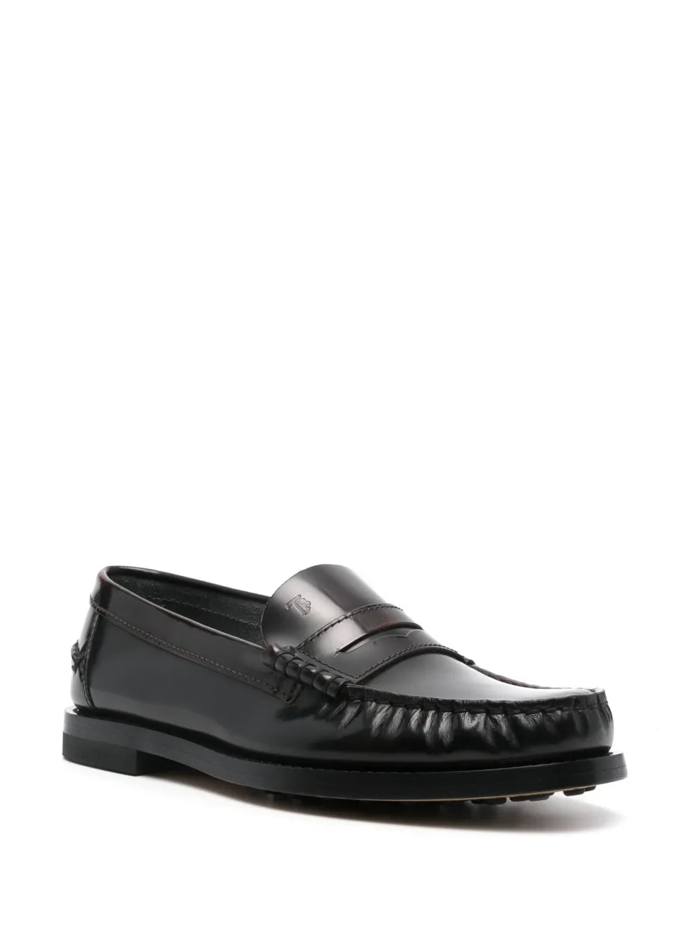 Tod's gathered-detail loafers
