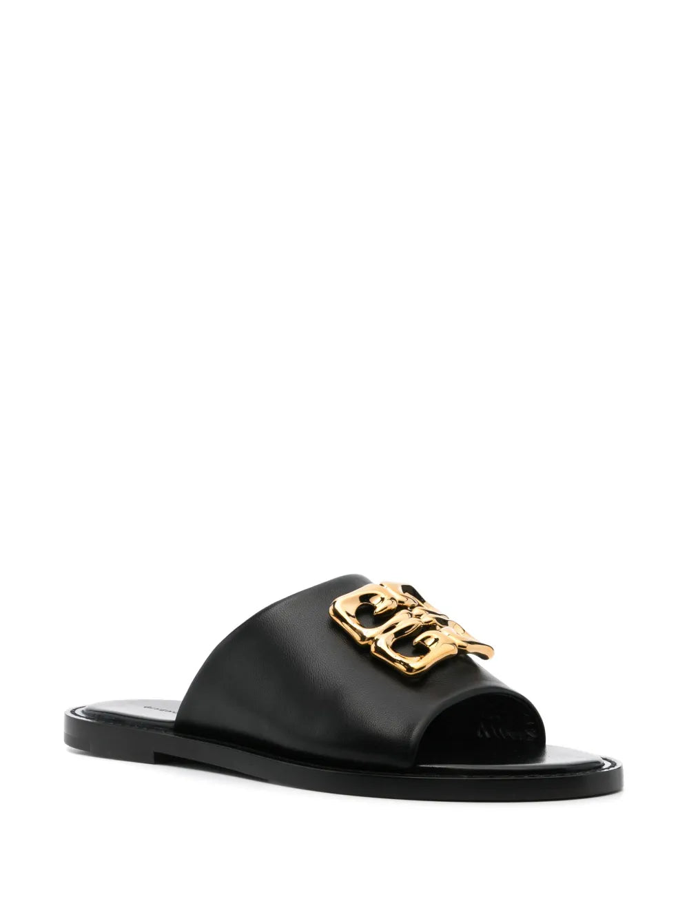 Givenchy 4G Liquid leather slides