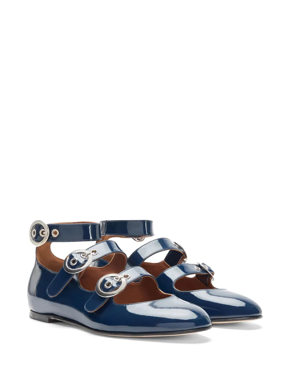 Scarosso Linda II leather ballerina shoes