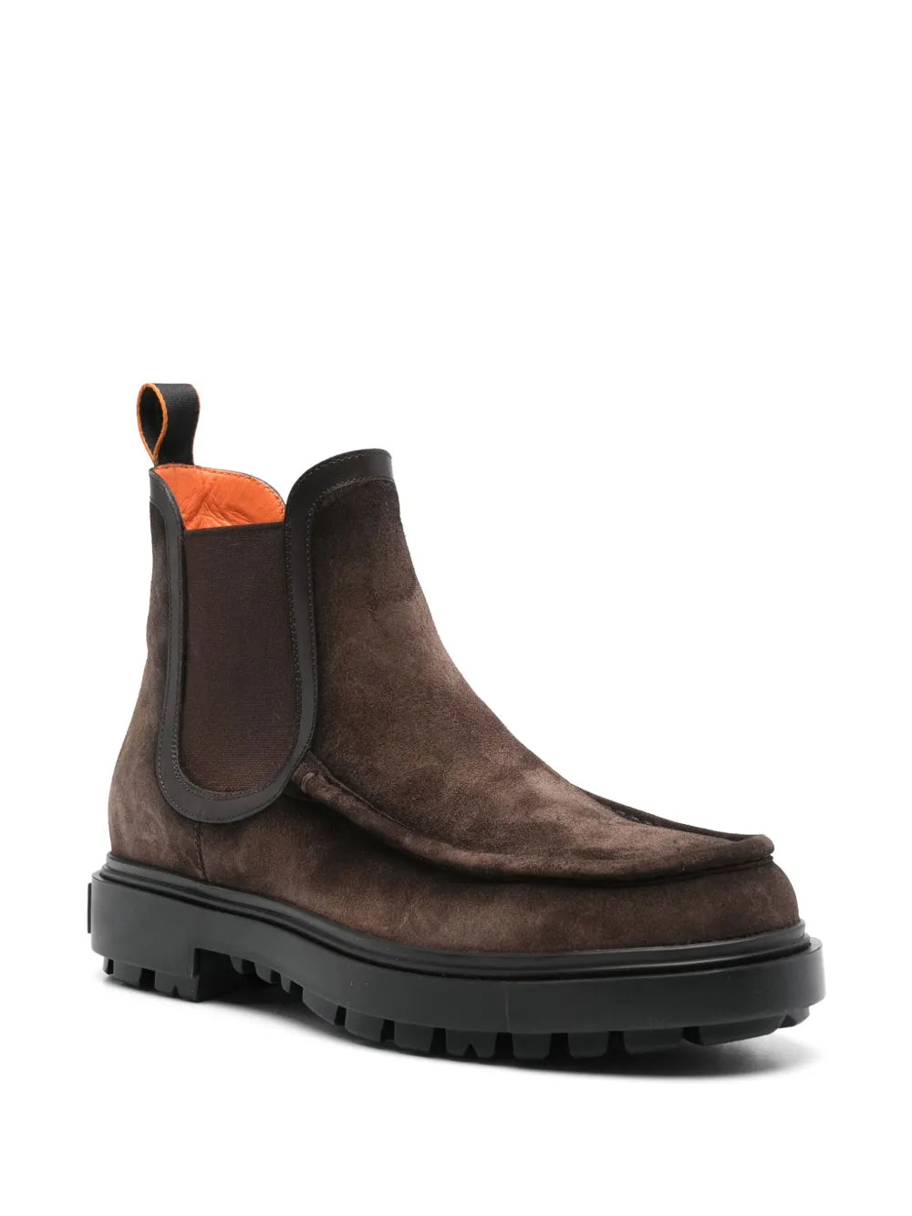 Santoni Chelsea suede ankle boots