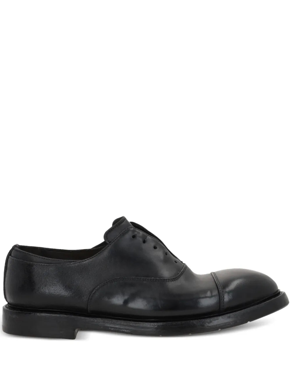 Premiata leather slip-on brogues