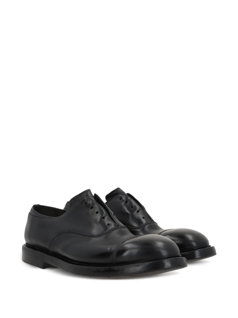 Premiata leather slip-on brogues