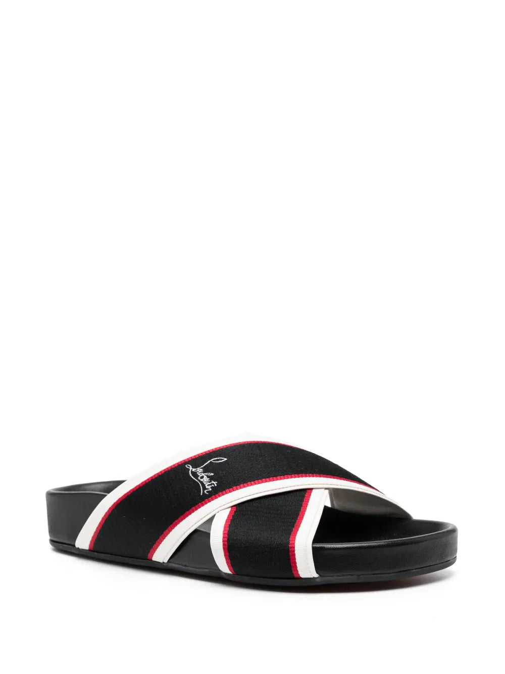 Christian Louboutin Hot Cross Bizz slides