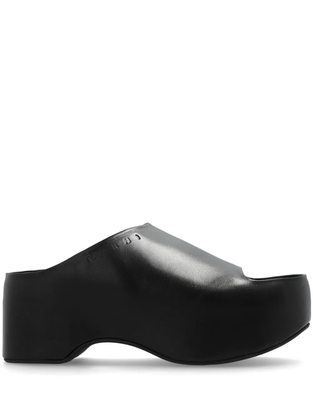Marni 75mm wedge leather sandals