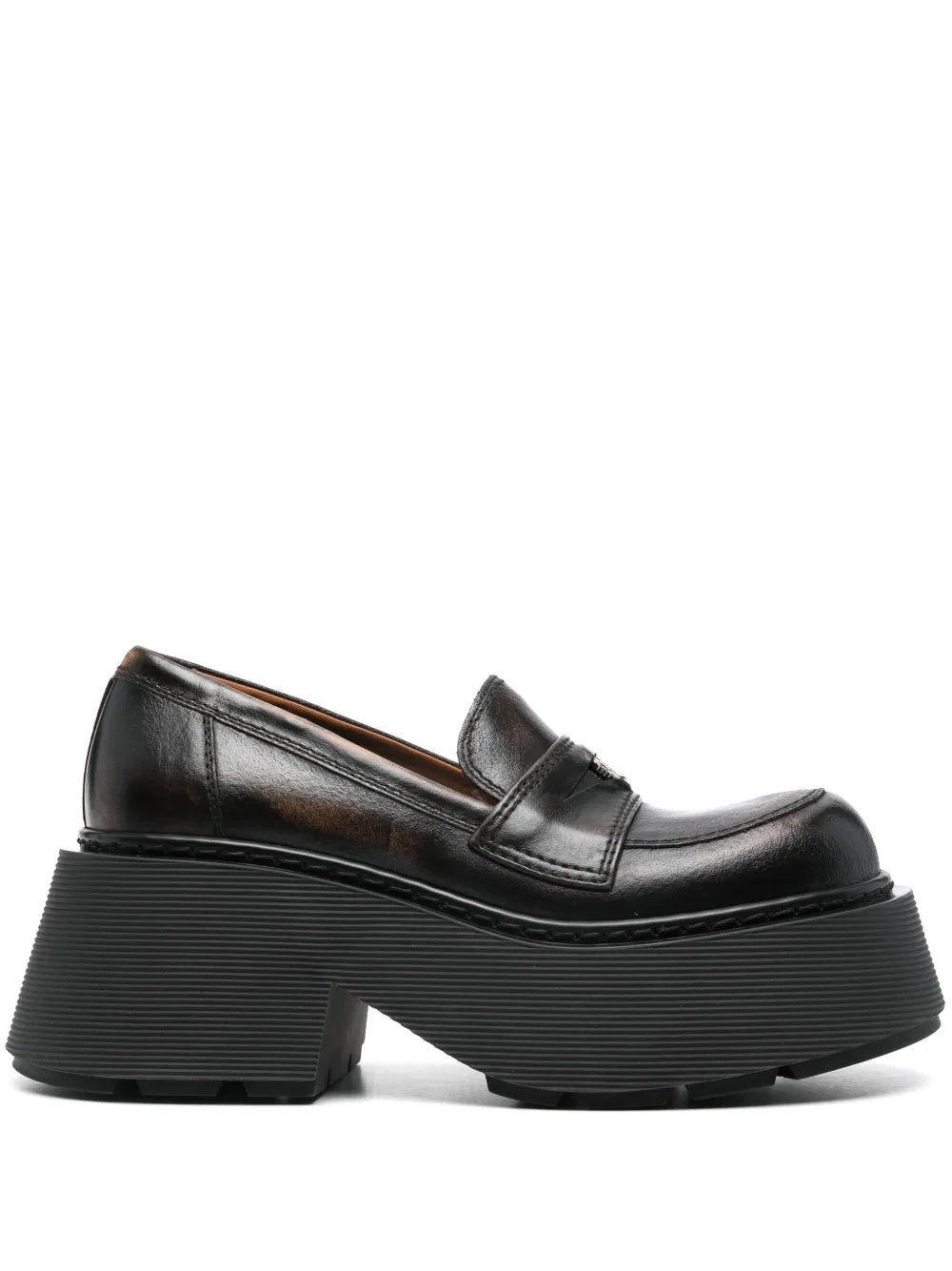 Vic Matie distressed chunky penny loafers