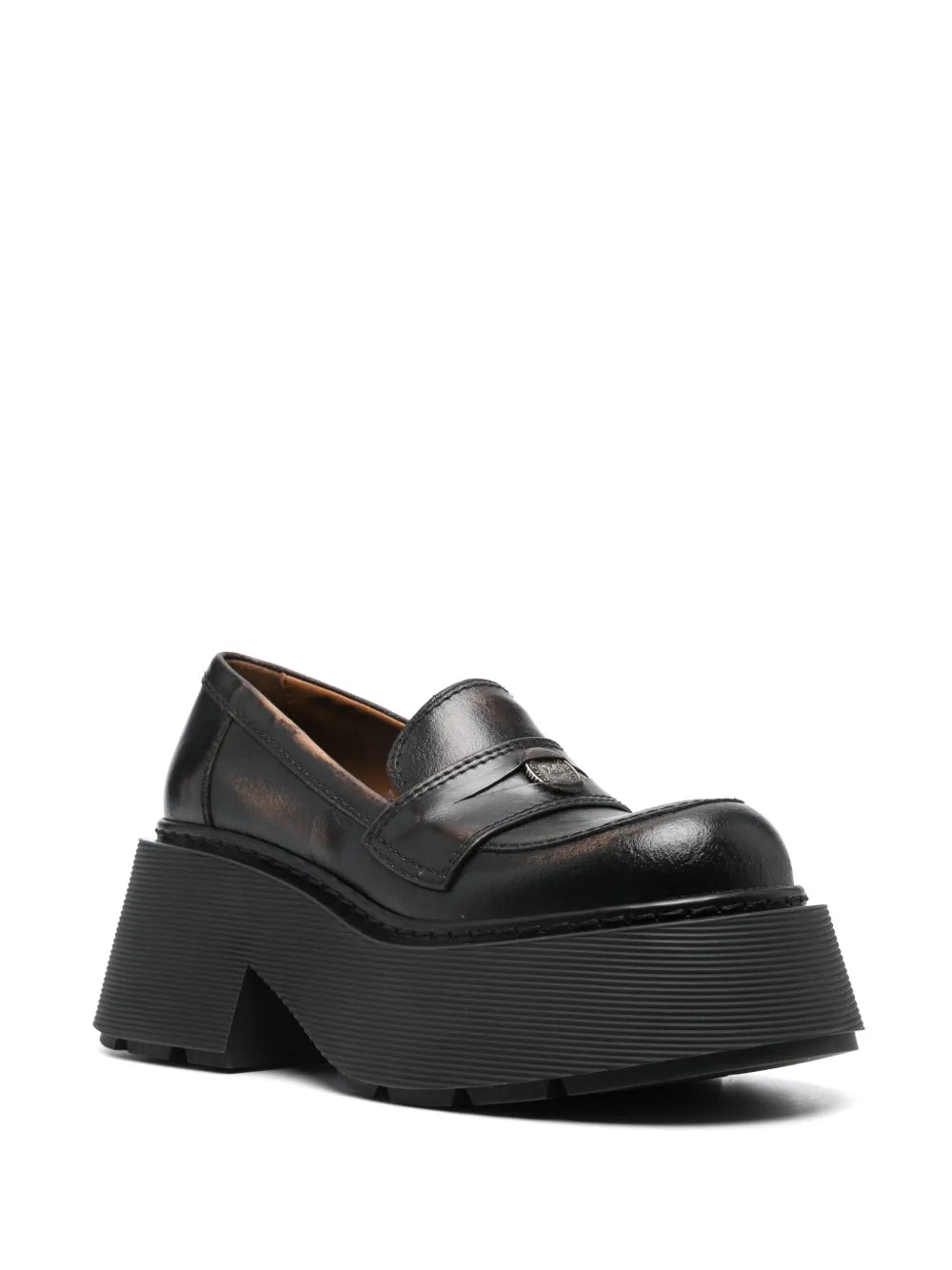 Vic Matie distressed chunky penny loafers