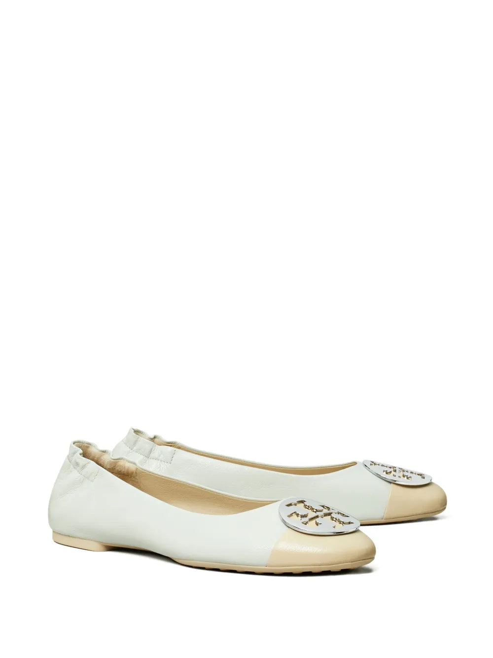 Tory Burch Claire cap-toe ballerina shoes
