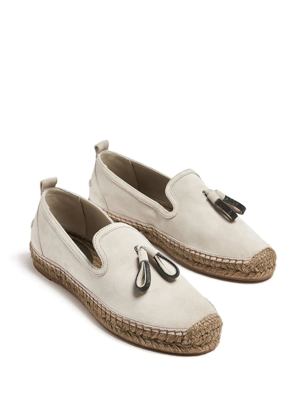 Brunello Cucinelli suede espadrilles