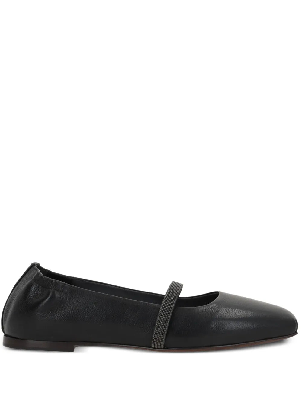 Brunello Cucinelli square-toe ballerina shoes