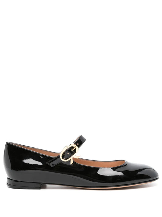 Gianvito Rossi Mary Ribbon ballet flats