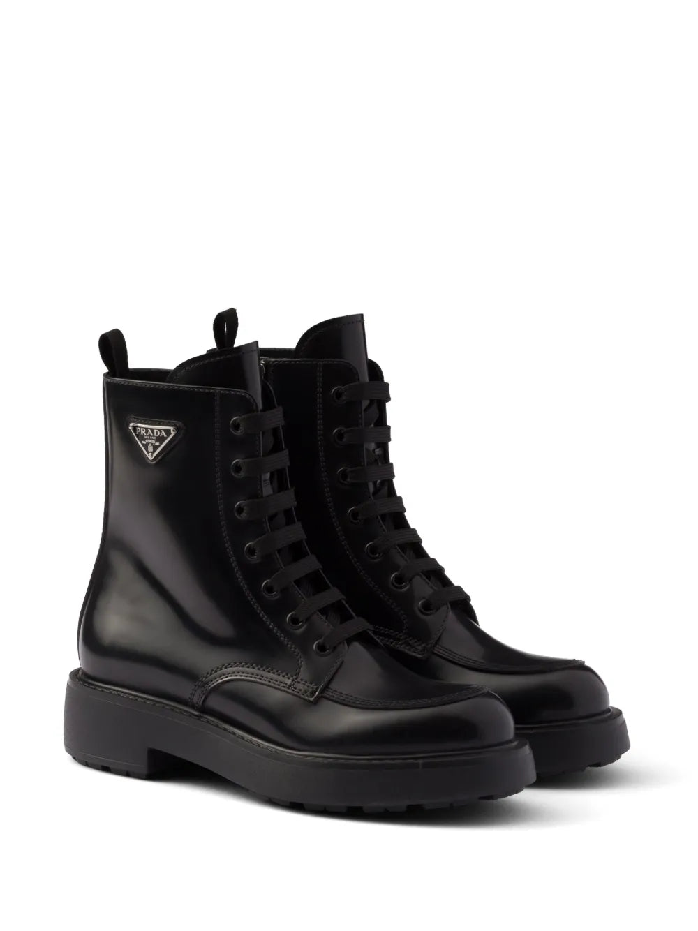 Prada Brushed leather boots