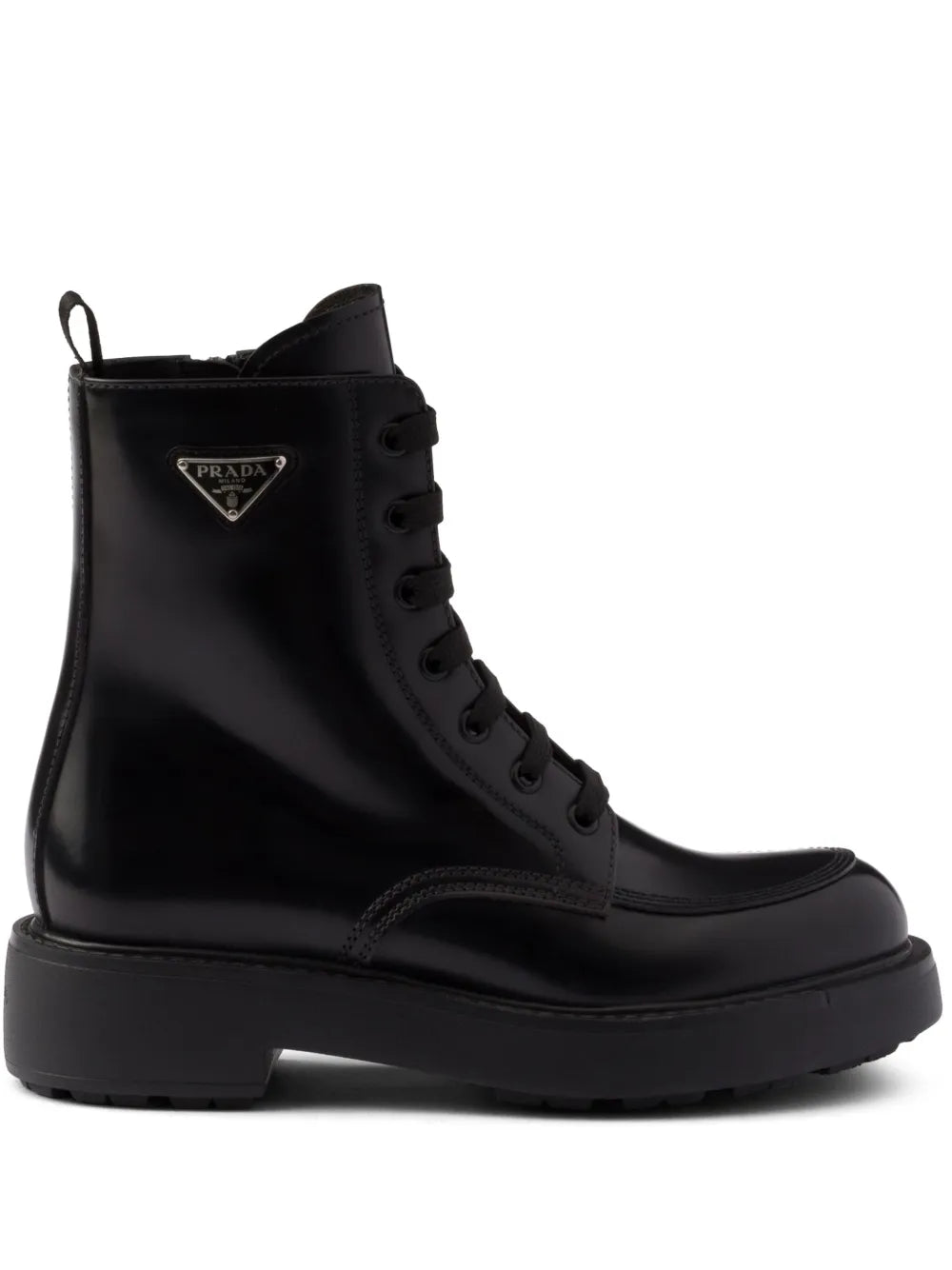 Prada Brushed leather boots