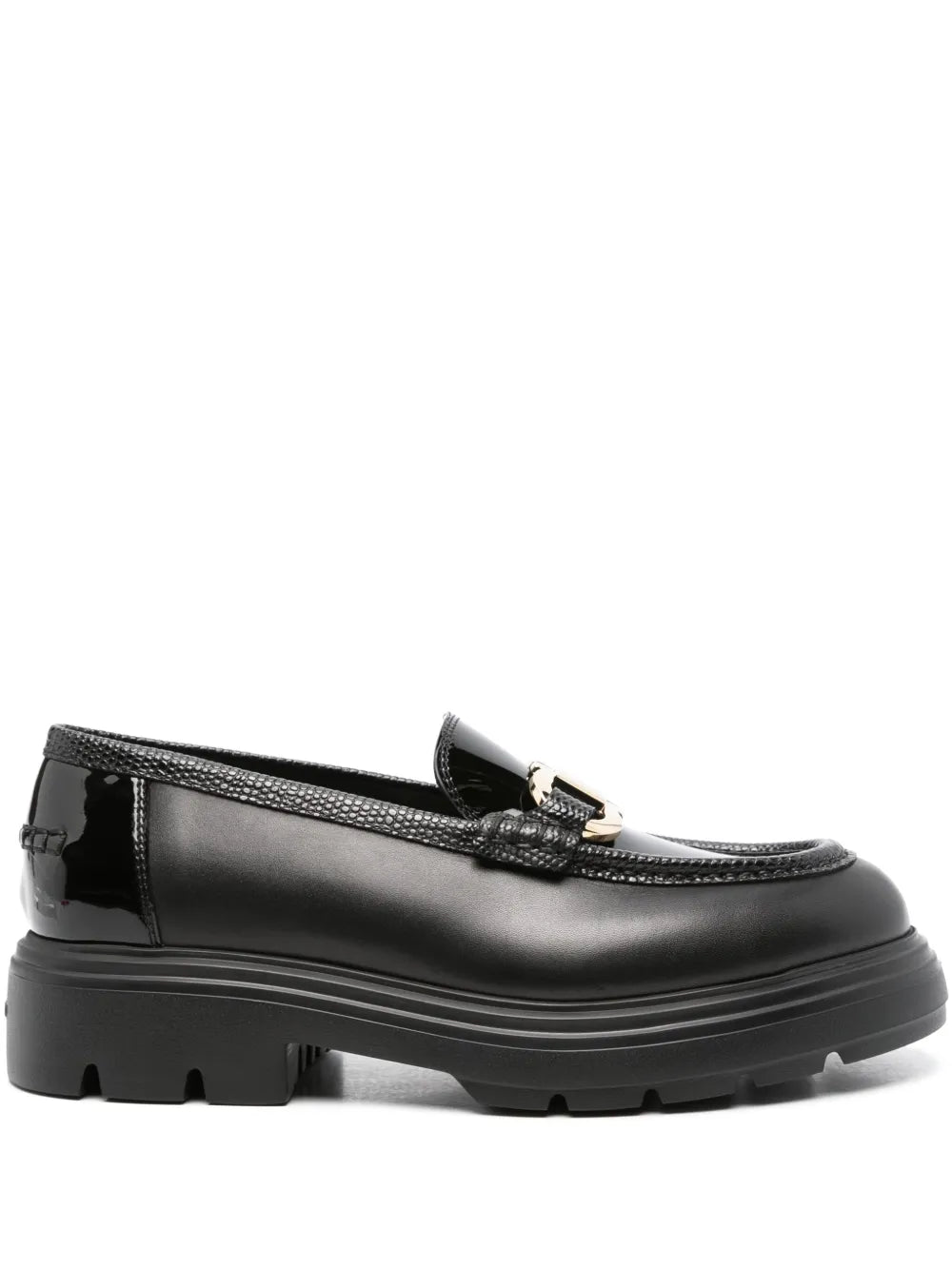 Ferragamo Gancini-plaque loafers