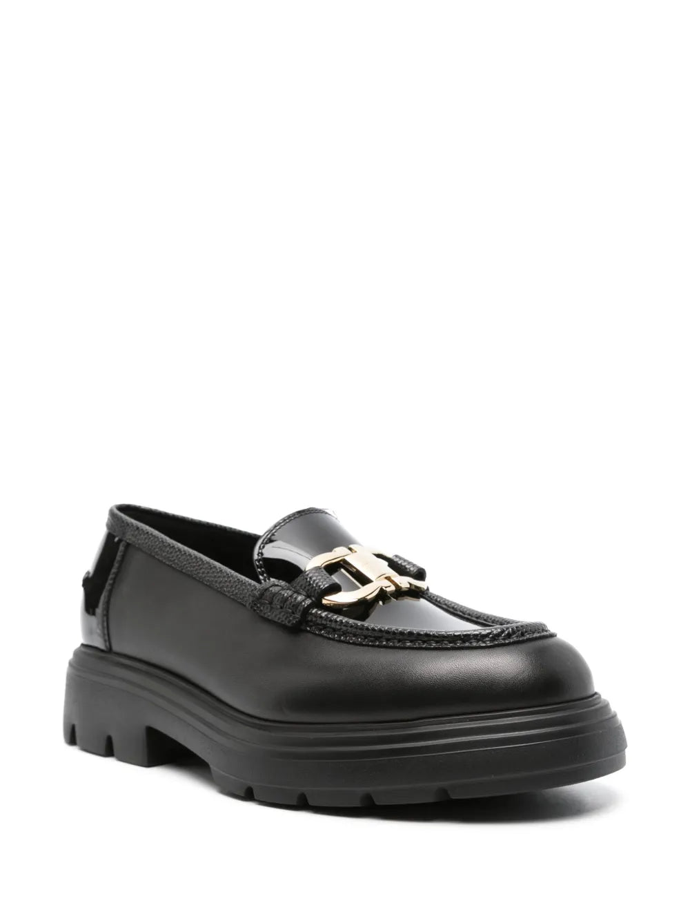 Ferragamo Gancini-plaque loafers