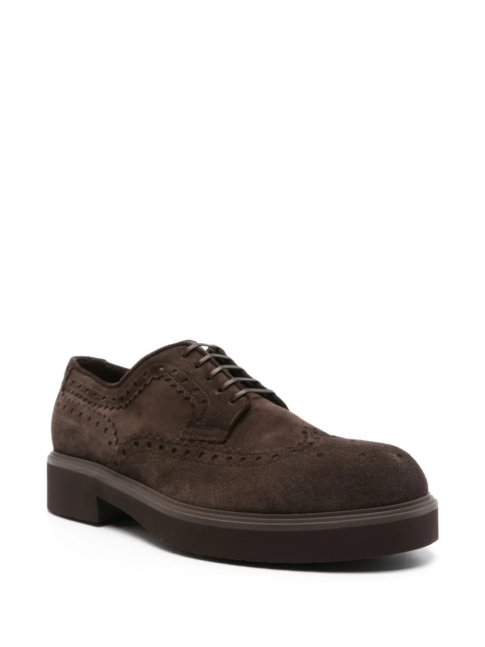 Ferragamo perforated-detailing Derby shoes