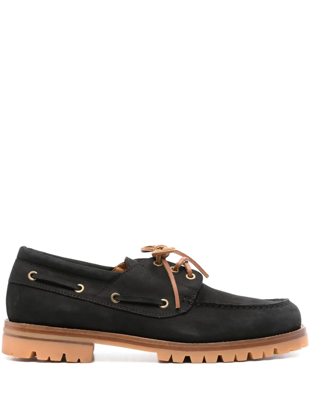 Eleventy nubuck boat shoes