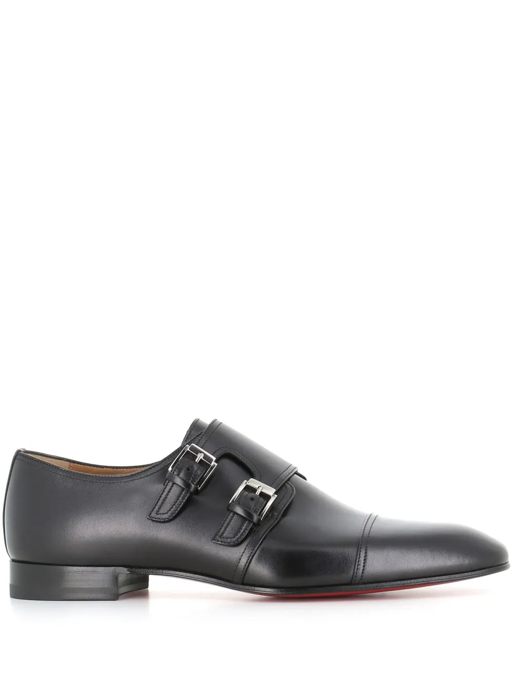 Christian Louboutin classic buckle loafers