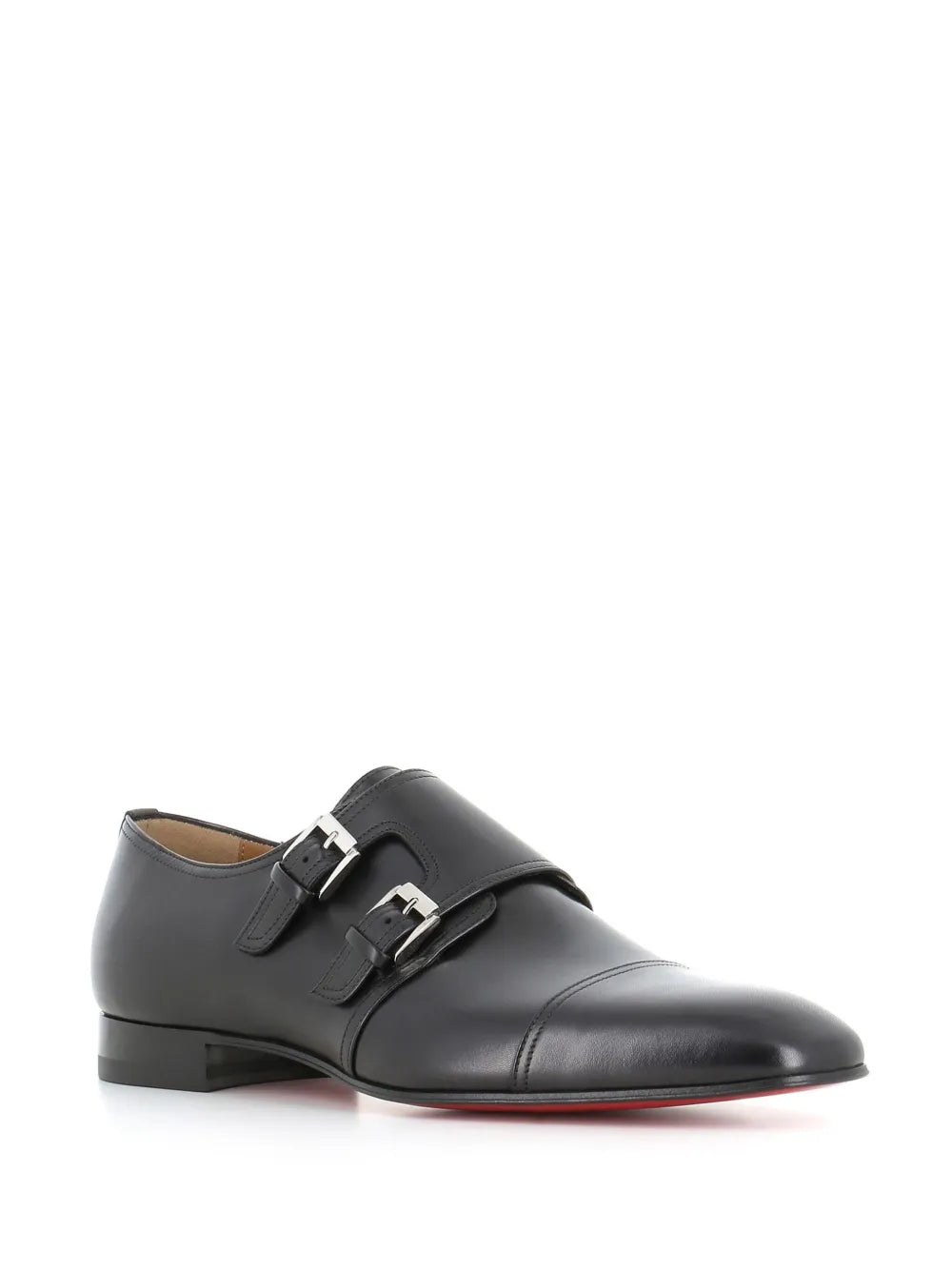 Christian Louboutin classic buckle loafers