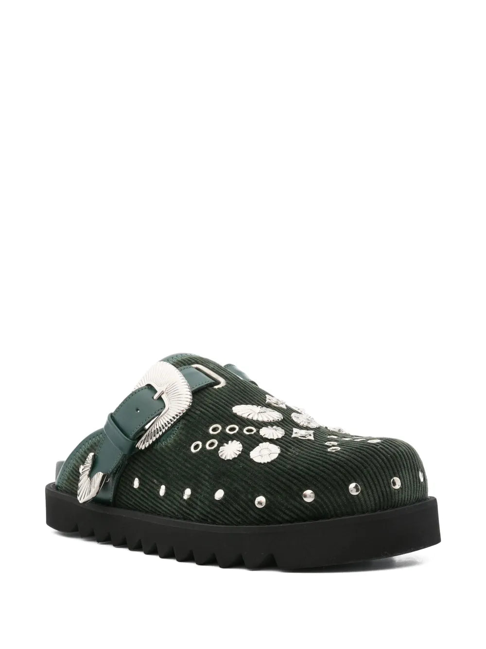 Toga Virilis eyelet-metal slippers