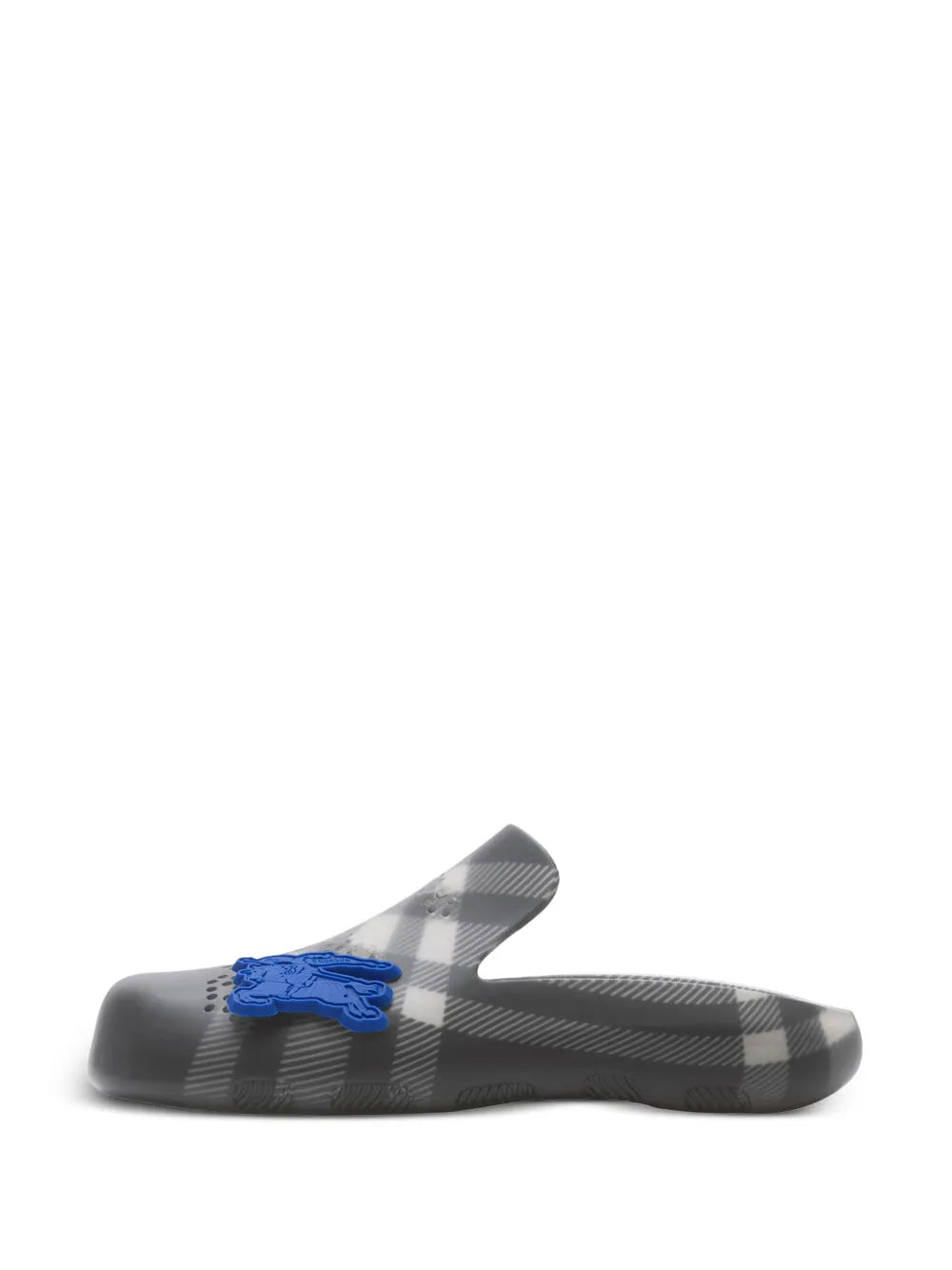 Burberry Stingray check clogs