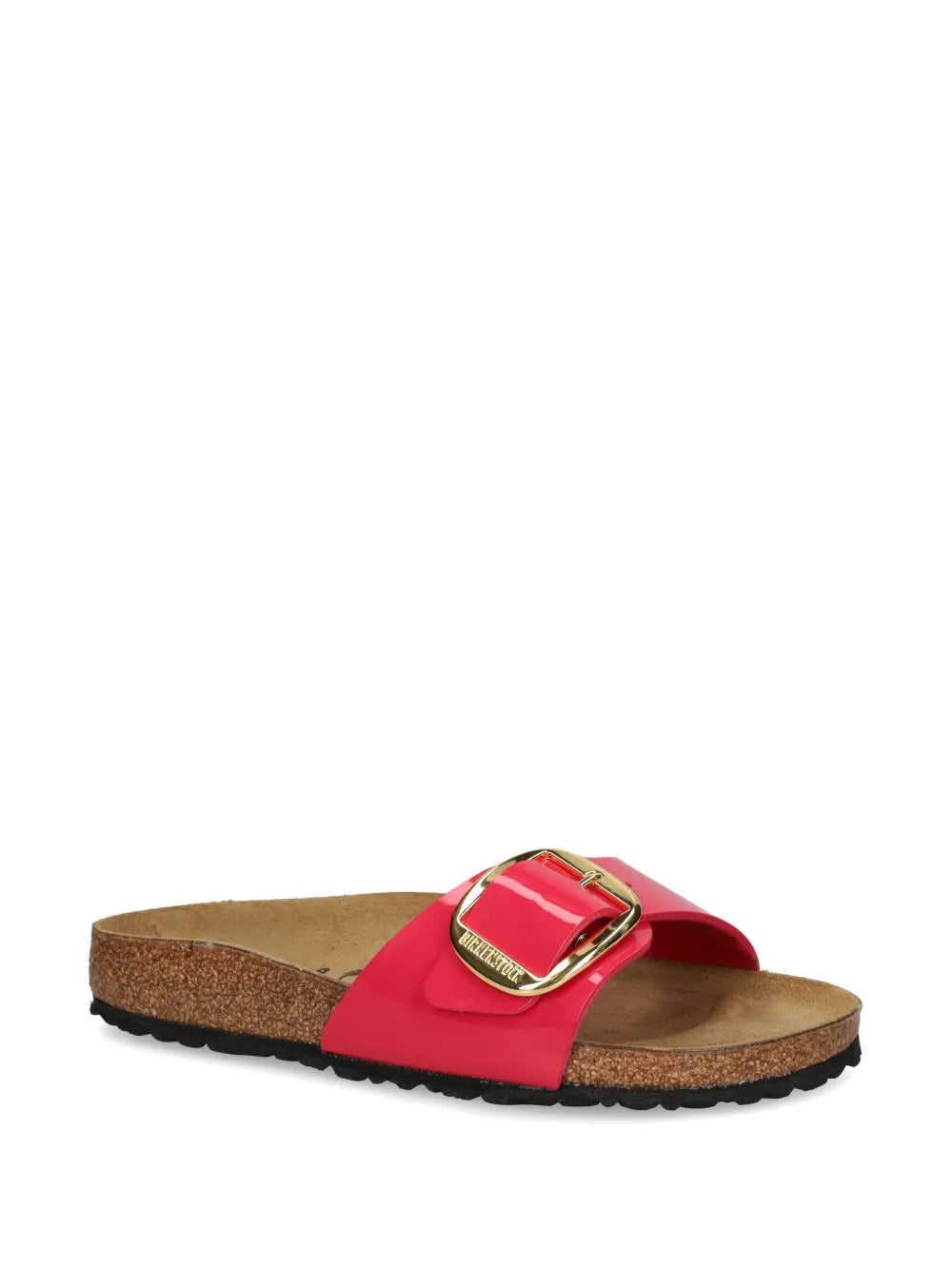 Birkenstock Madrid big-buckle patent-leather sandals
