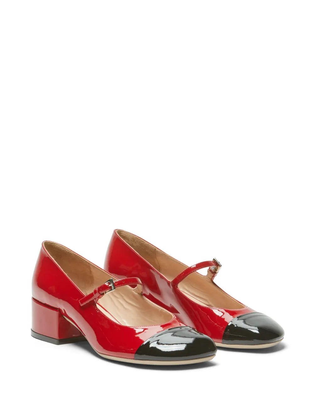 Nº21 Mary Jane leather ballerinas