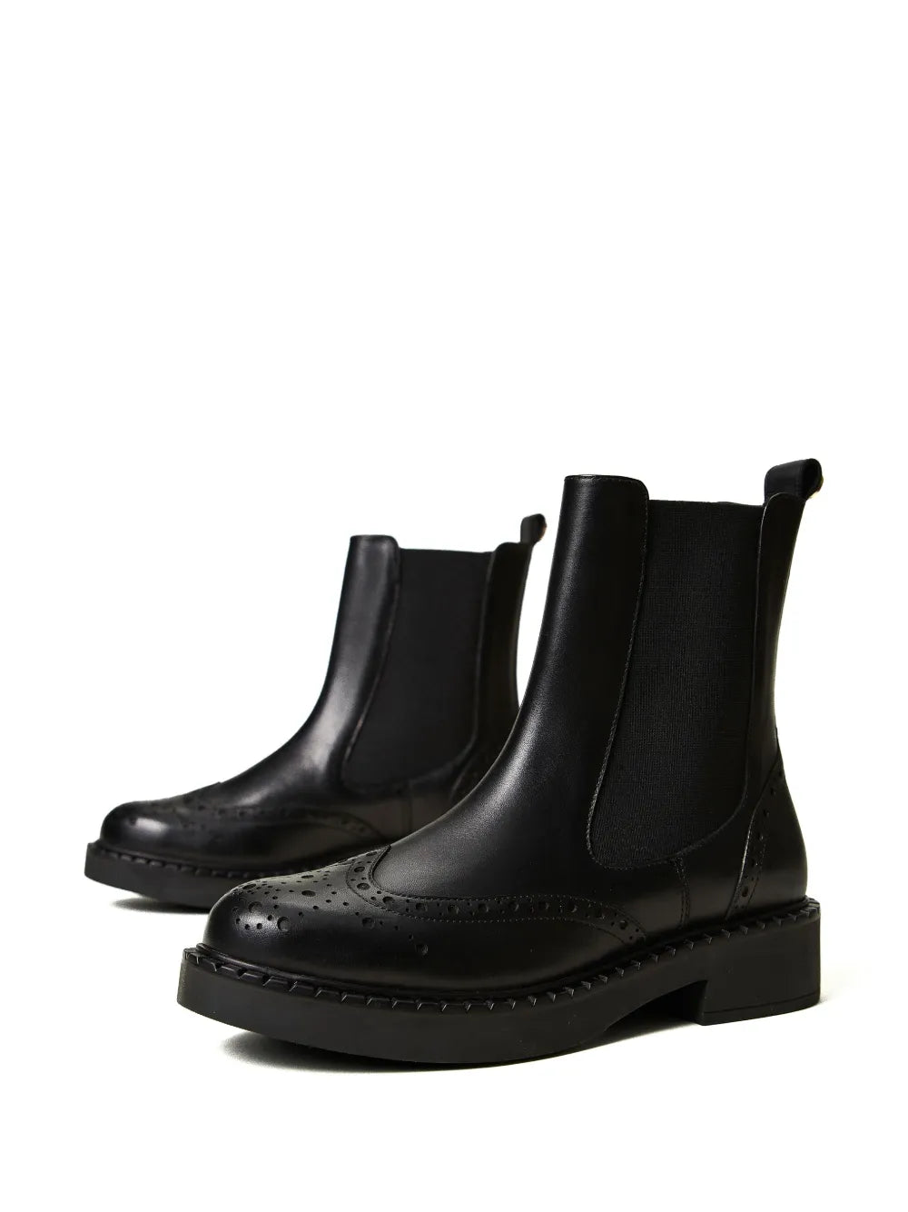 TWINSET 40mm leather Chelsea boots