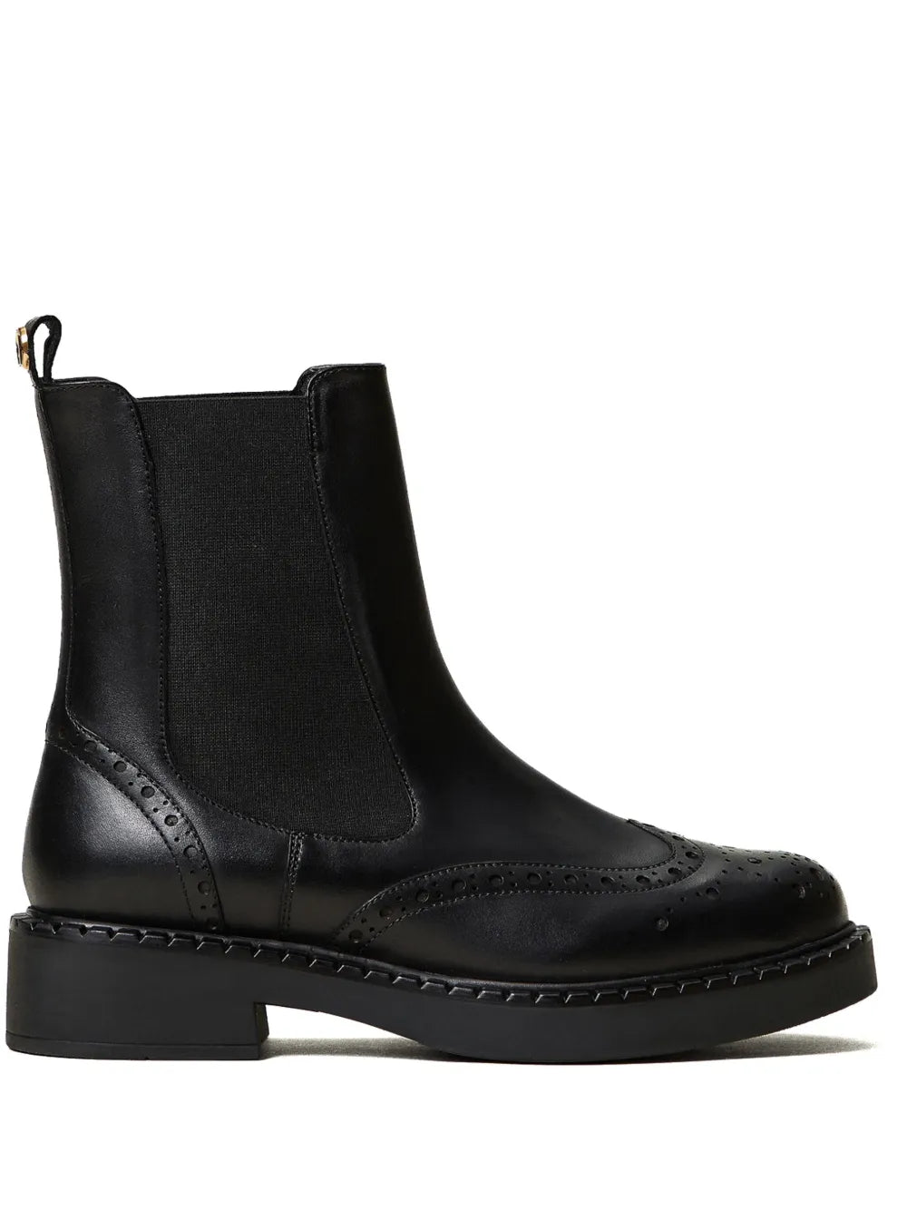 TWINSET 40mm leather Chelsea boots