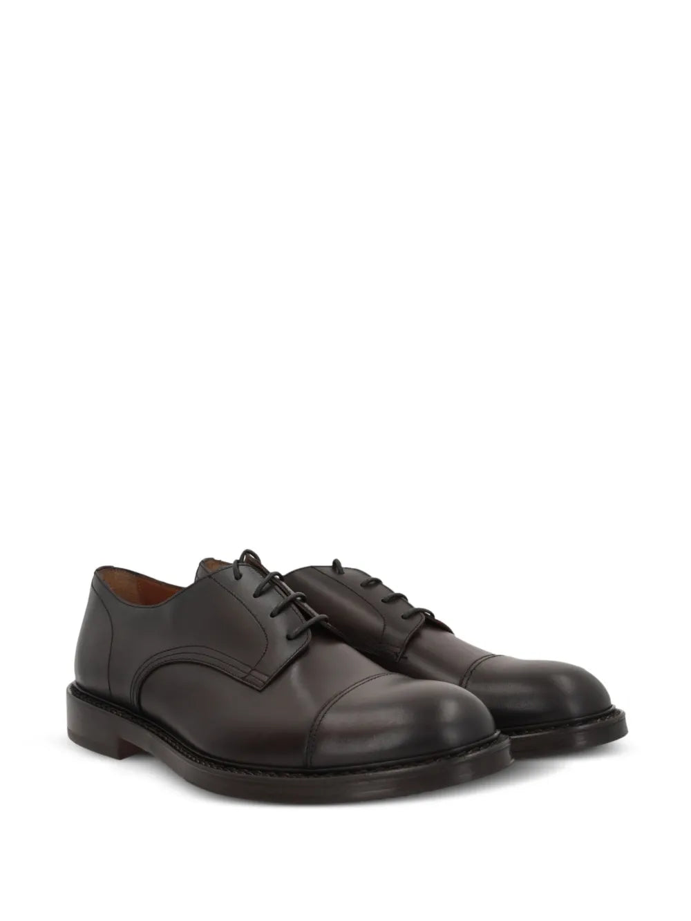 Doucal's leather derby shoes