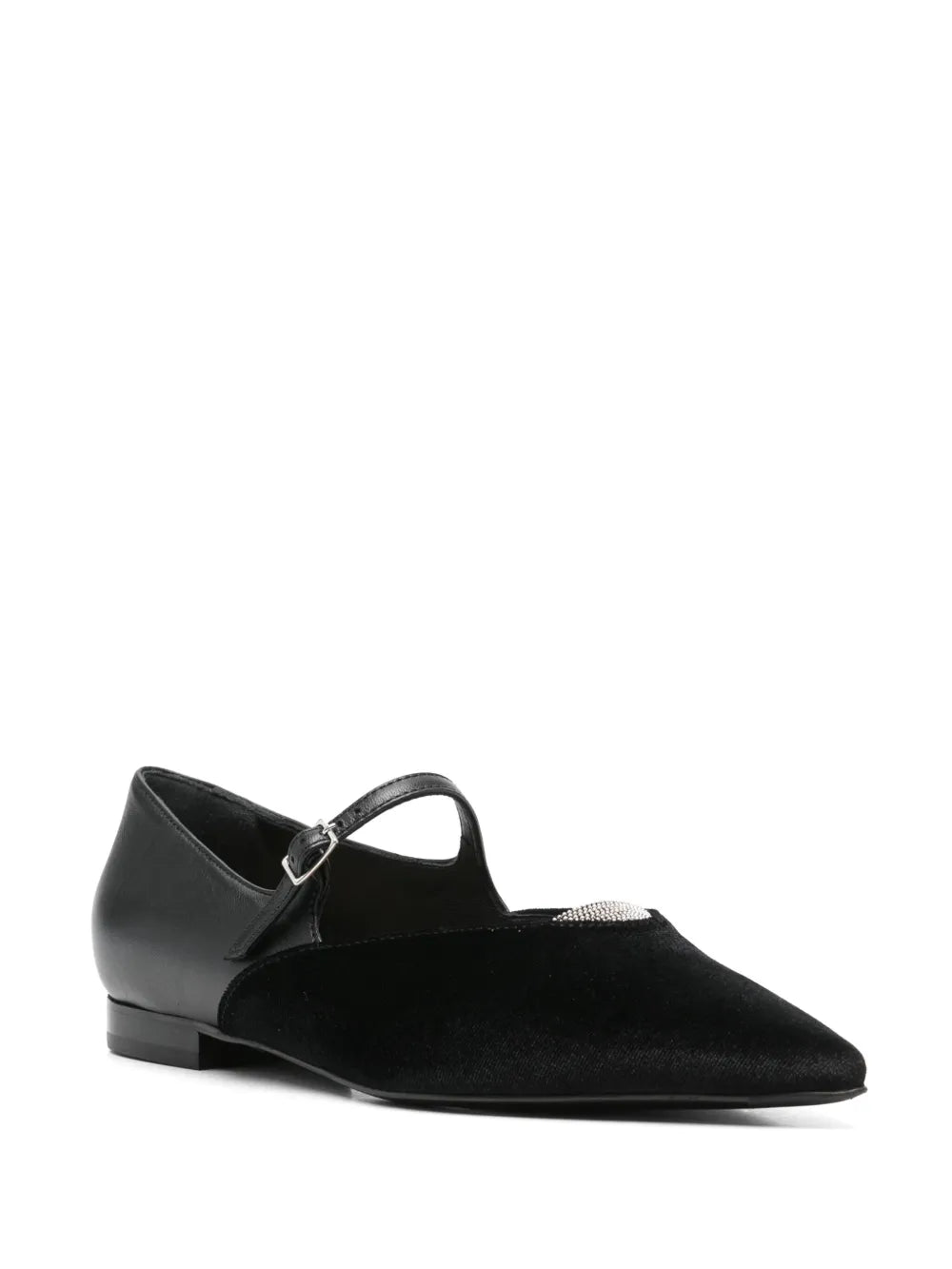 Peserico panelled ballerina shoes