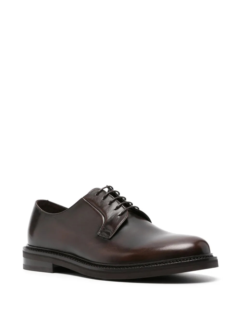 Peserico leather derby shoes