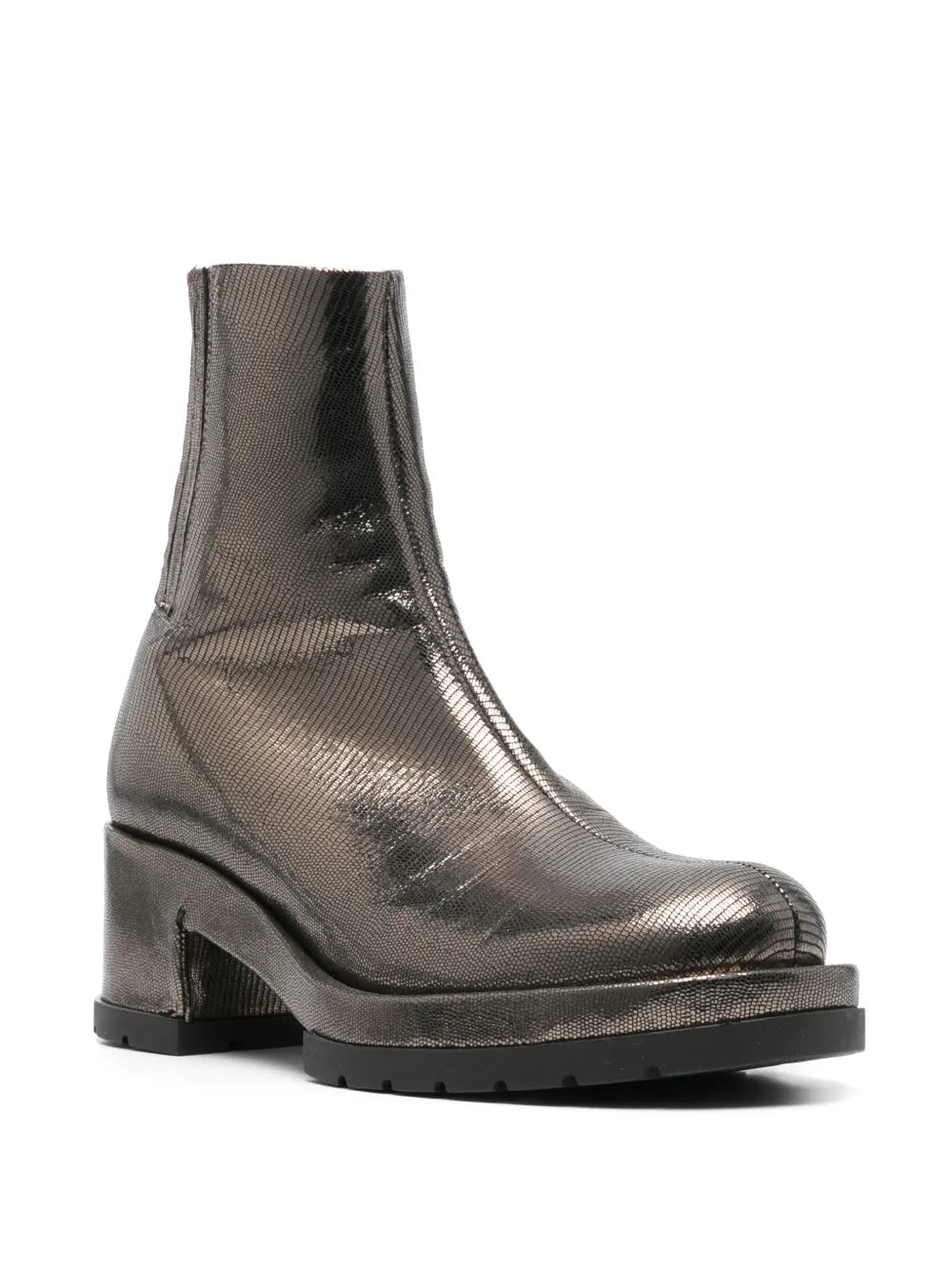 SAPIO lizard-skin effect boots