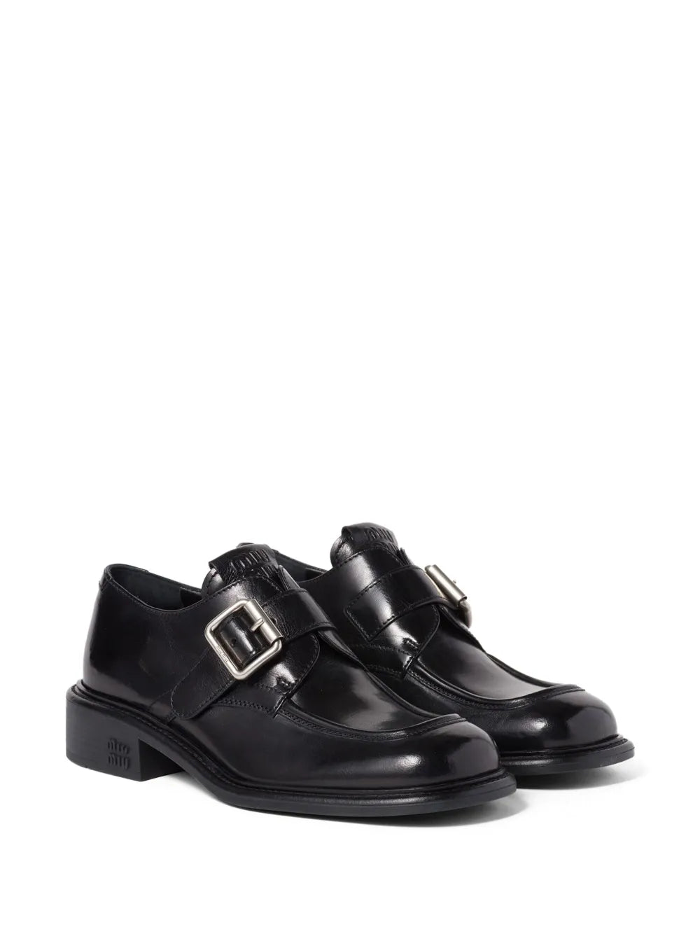 Miu Miu leather brogue shoes