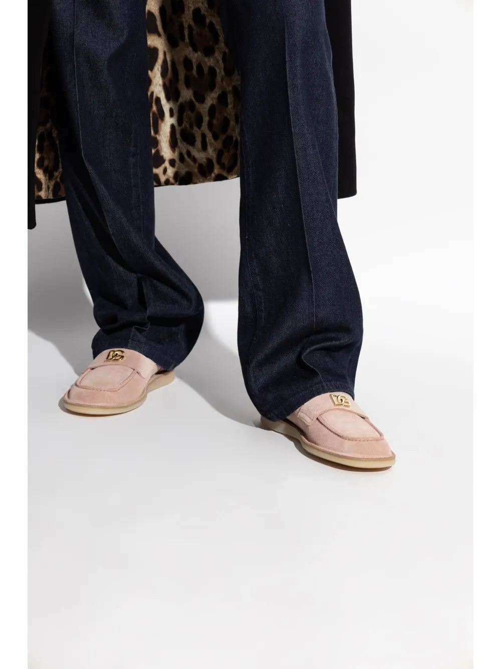 Dolce & Gabbana logo-lettering loafers