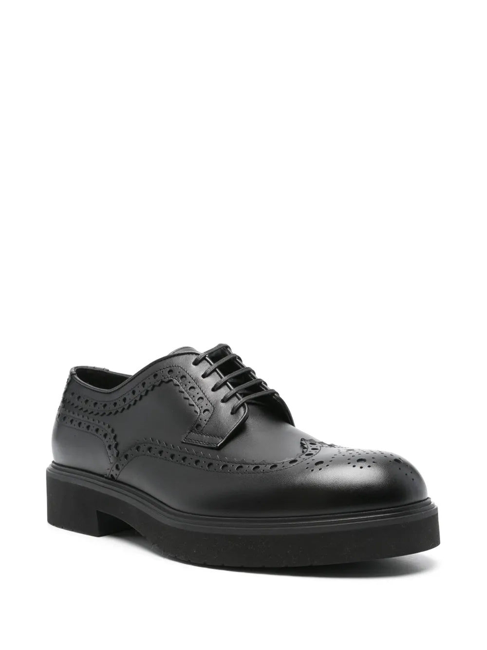 Ferragamo leather brogues