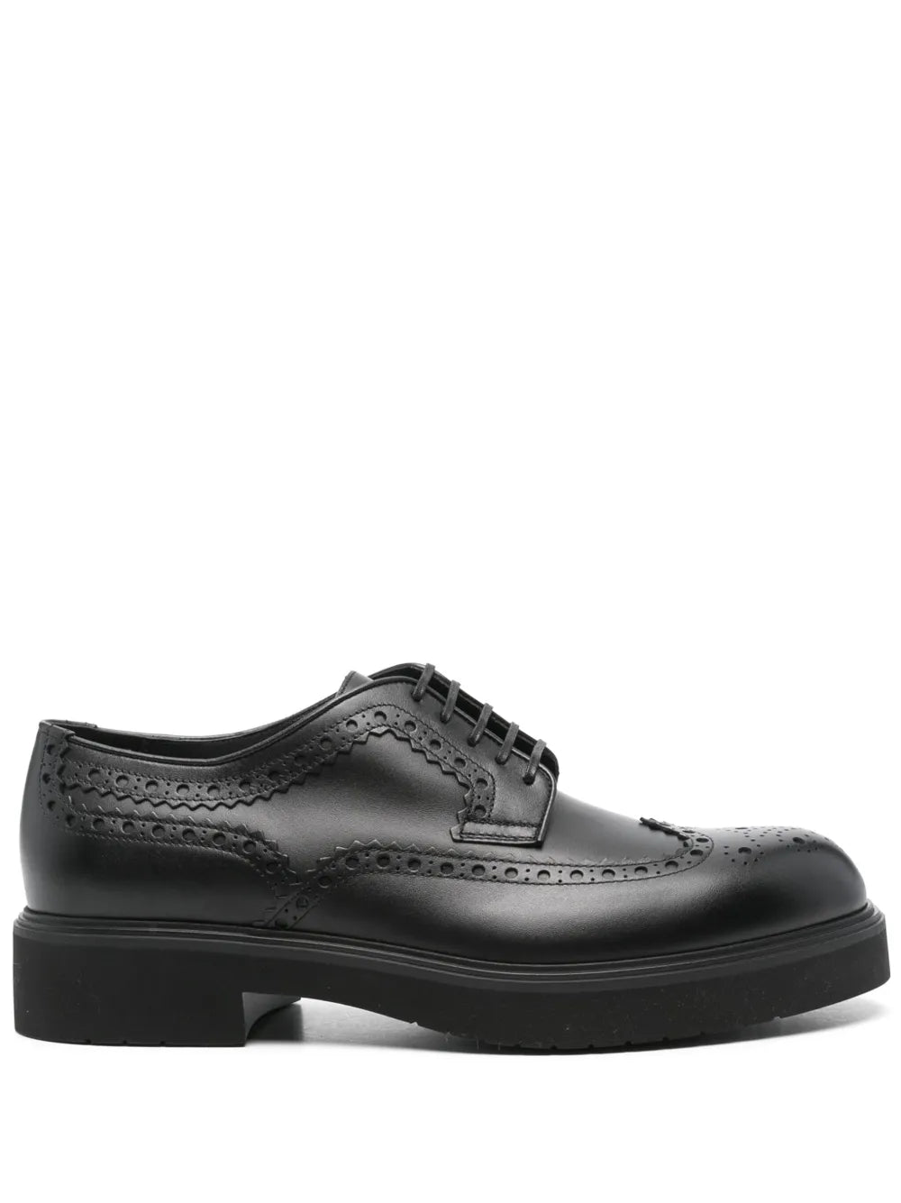 Ferragamo leather brogues