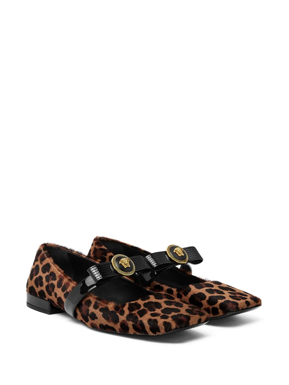 Versace Medusa '95 leopard-print ballerinas