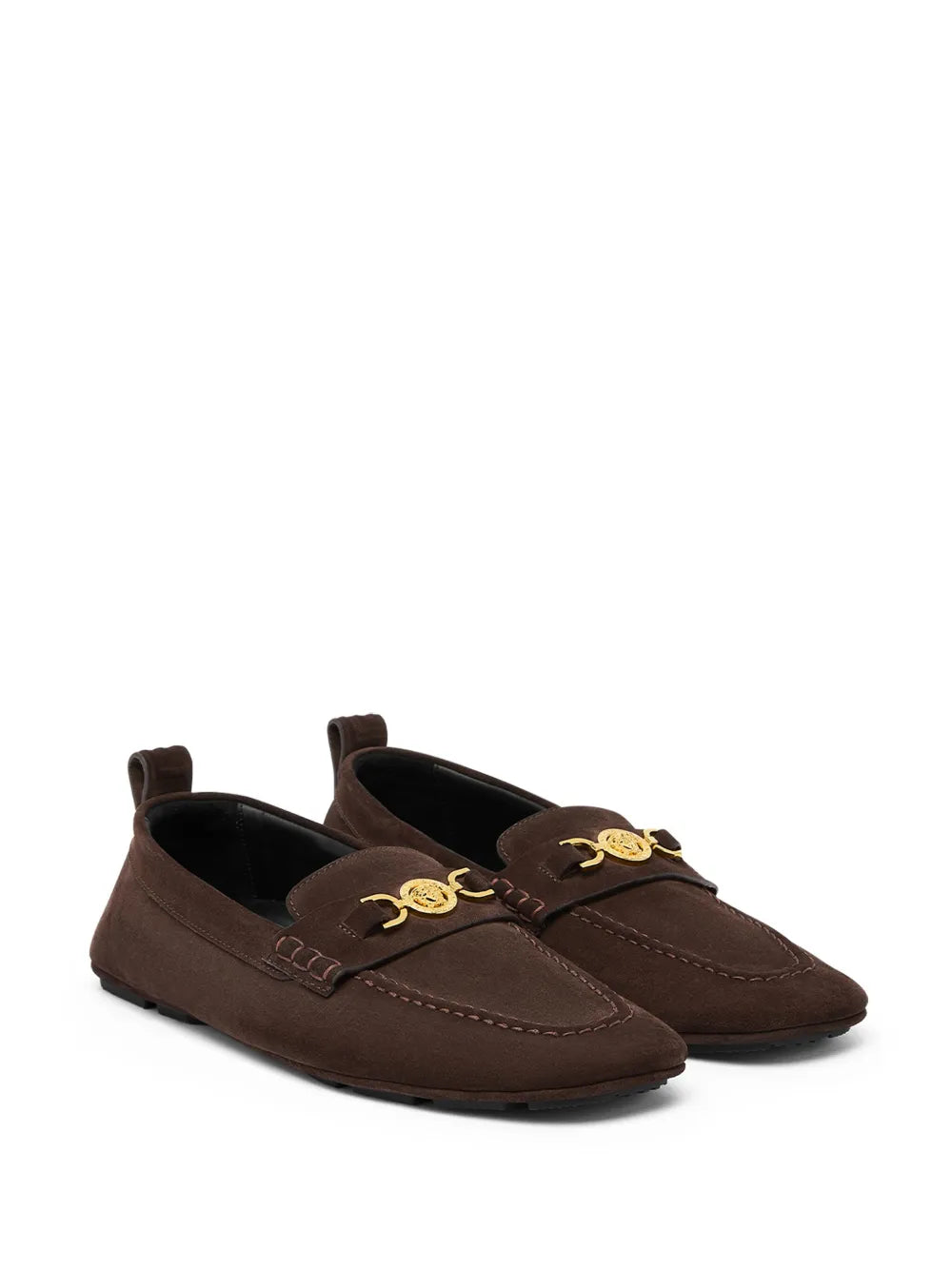 Versace Villa suede loafers